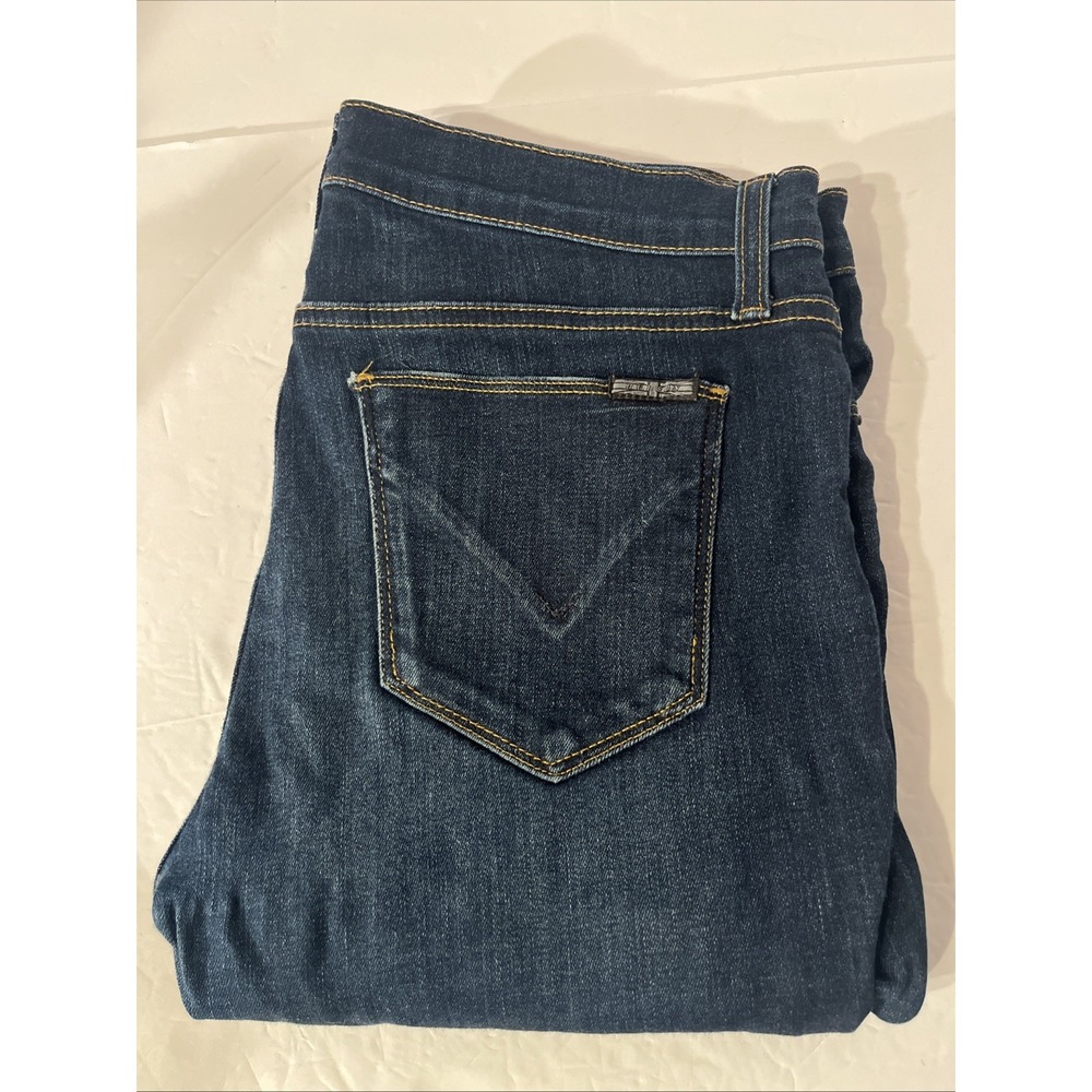 Hudson Women's Blue Jeans Straight Stretch Fit Size 29